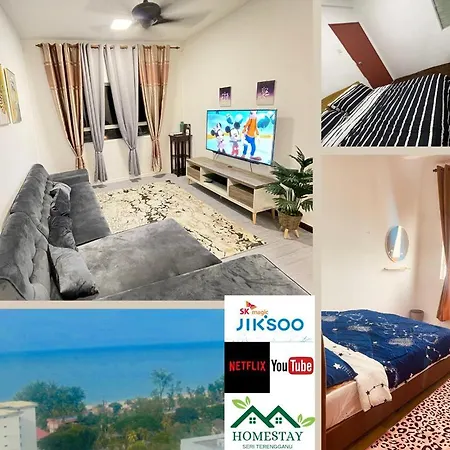 Apartment Ladang Tok Pelam Sea View ,Berdekatan Pantai Batu Burok,Ktcc,Hospital,Drawbridge By Homestay Seri Terengganu Kuala Terengganu Exterior photo